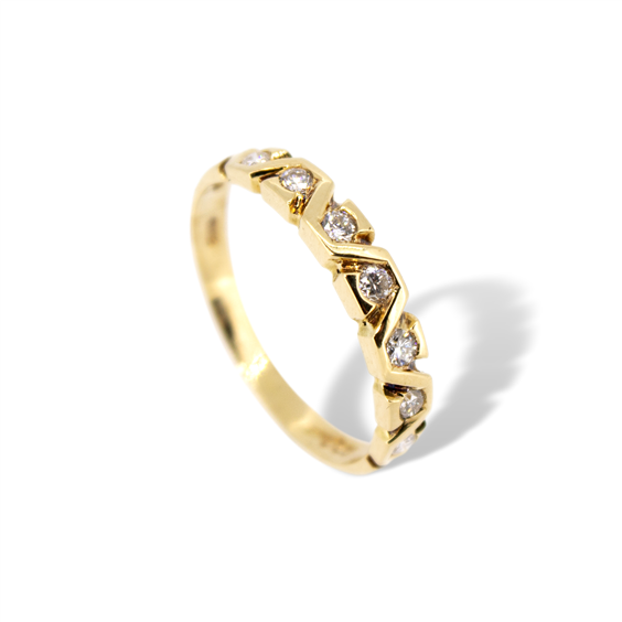 Anello Idee Preziose dal 1987 Donna in Oro giallo Diamante 0.38 Ct IP.AK18M/17D - IP.AK18M/17D